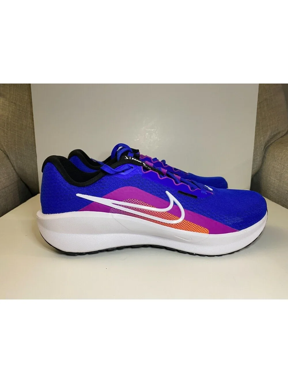 Nike Downshifter 13 FD6454-406 Mens Sneakers US 10 Royal Blue Running Shoes